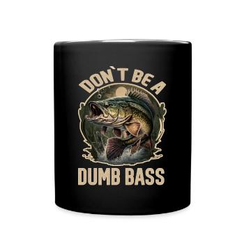 Fishing Angler Fishing Rod - Full Colour Mug - black - Front