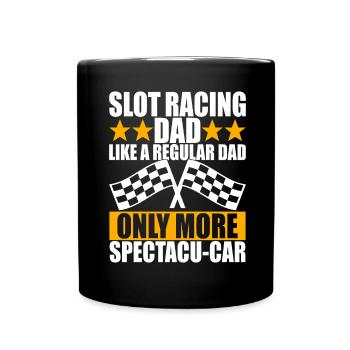 Slotcar Slotracing - Tasse einfarbig - Schwarz - Vorne