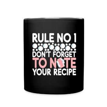 Savonnier fabrication de savon - Mug uni - noir - Devant