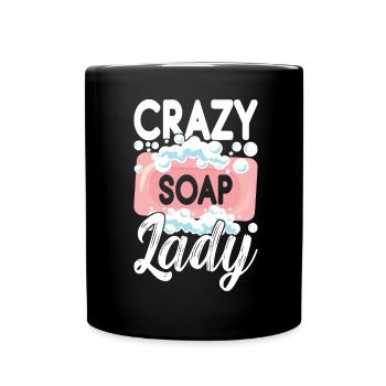 Savonnier fabrication de savon - Mug uni - noir - Devant