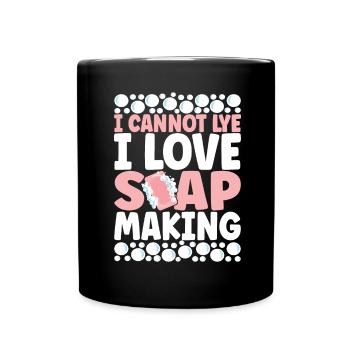Savonnier fabrication de savon - Mug uni - noir - Devant