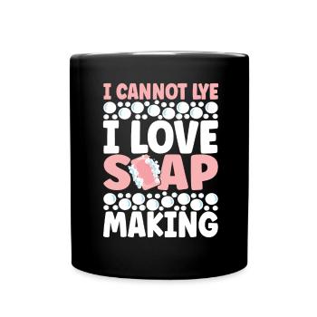 Savonnier fabrication de savon - Mug uni - noir - Devant