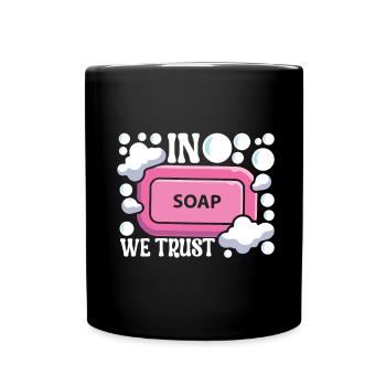 Savonnier fabrication de savon - Mug uni - noir - Devant