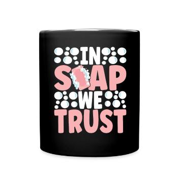Seifenmacher Seife Machen - Tasse einfarbig - Schwarz - Vorne