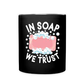 Seifenmacher Seife Machen - Tasse einfarbig - Schwarz - Vorne