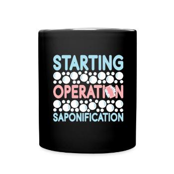 Seifenmacher Seife Machen - Tasse einfarbig - Schwarz - Vorne