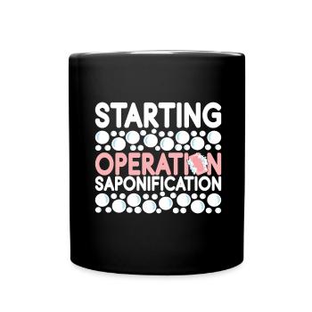 Seifenmacher Seife Machen - Tasse einfarbig - Schwarz - Vorne