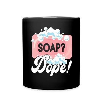 Seifenmacher Seife Machen - Tasse einfarbig - Schwarz - Vorne