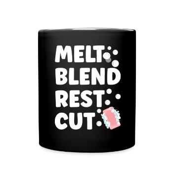 Seifenmacher Seife Machen - Tasse einfarbig - Schwarz - Vorne