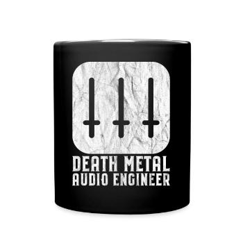 Ingénieur du son death metal - Inverted Crosses - Mug uni - noir - Devant