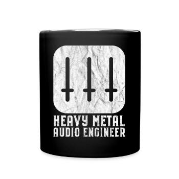 Ingénieur du son heavy metal - Inverted Crosses - Mug uni - noir - Devant