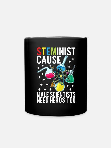 Steminist Women In Science - Tasse einfarbig - Schwarz