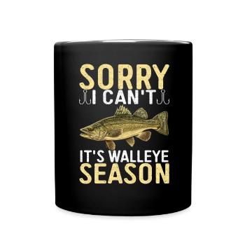 Anglers Fishing Fishermen - Full Colour Mug - black - Front