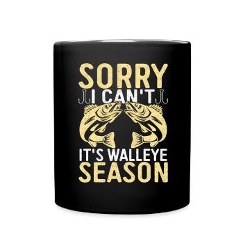 Anglers Fishing Fishermen - Full Colour Mug - black - Front