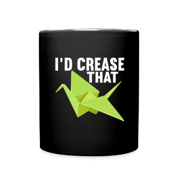 Origami - Mug uni - noir - Devant