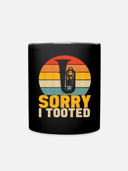 Tuba Tubist - Tasse einfarbig - Schwarz