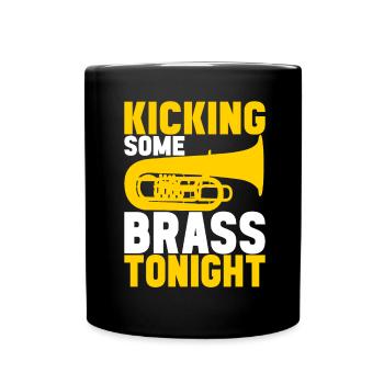 Tuba tuba player - Full Colour Mug - black - Front
