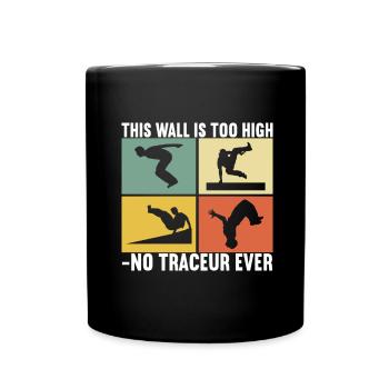 Parkour Freerunning - Full Colour Mug - black - Front
