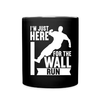Parkour Freerunning - Full Colour Mug - black - Front