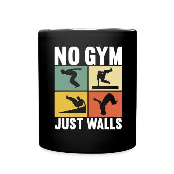 Parkour Freerunning - Full Colour Mug - black - Front