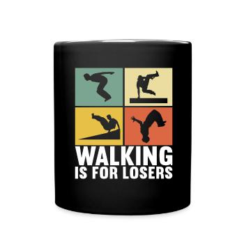 Parkour Freerunning - Full Colour Mug - black - Front