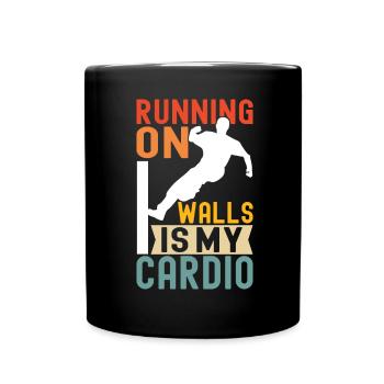 Parkour Freerunning - Full Colour Mug - black - Front