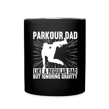 Parkour Freerunning - Full Colour Mug - black - Front