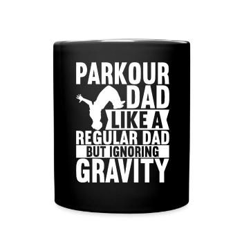 Parkour Freerunning - Full Colour Mug - black - Front
