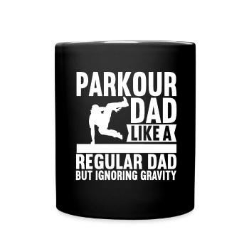 Parkour Freerunning - Full Colour Mug - black - Front