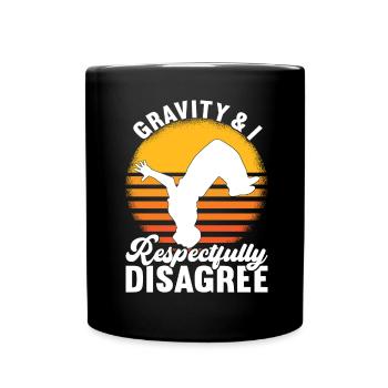 Parkour Freerunning - Full Colour Mug - black - Front