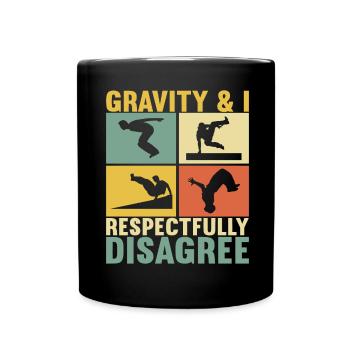 Parkour Freerunning - Full Colour Mug - black - Front