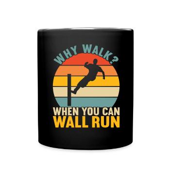 Parkour Freerunning - Mug uni - noir - Devant