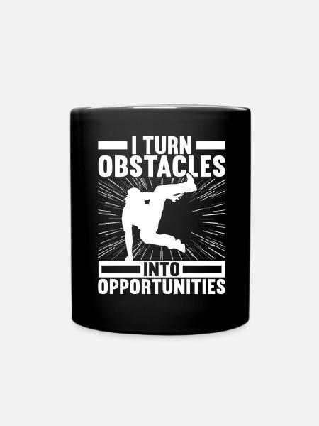 Parkour Freerunning - Tasse einfarbig - Schwarz