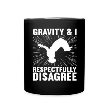 Parkour Freerunning - Full Colour Mug - black - Front