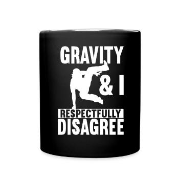 Parkour Freerunning - Full Colour Mug - black - Front