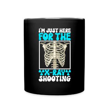 Radiologie Radiologe - Tasse einfarbig - Schwarz - Vorne