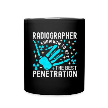 Radiologie Radiologe - Tasse einfarbig - Schwarz - Vorne