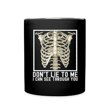 Radiologie Radiologe - Tasse einfarbig - Schwarz - Vorne