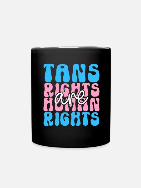 Transgender Trans LGBTQ - Full Colour Mug - black