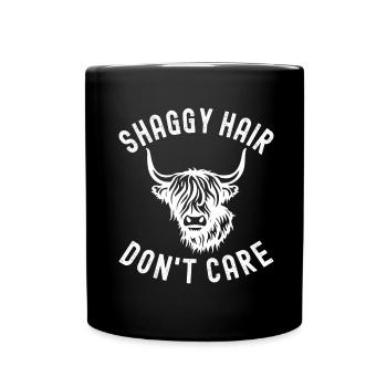 Vache des Highlands Hochlandkuh - Mug uni - noir - Devant