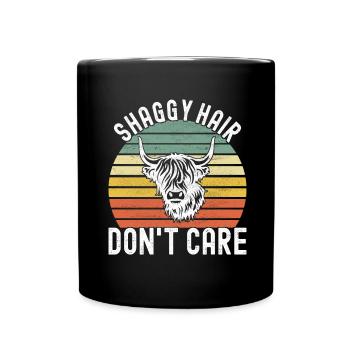 Vache des Highlands Hochlandkuh - Mug uni - noir - Devant