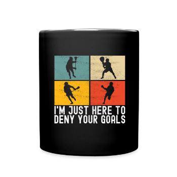 Lacrosse - Full Colour Mug - black - Front