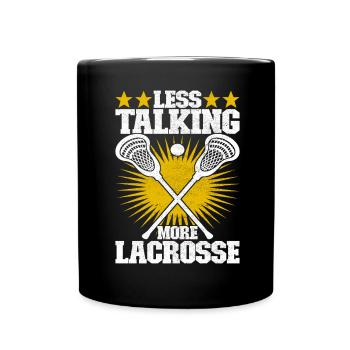 Lacrosse - Tasse einfarbig - Schwarz - Vorne