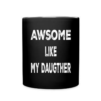 Cadeau pour la fête des pères - Mug uni - noir - Devant