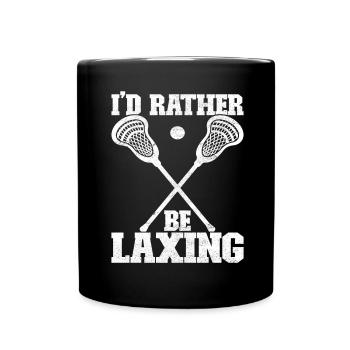 Lacrosse - Full Colour Mug - black - Front