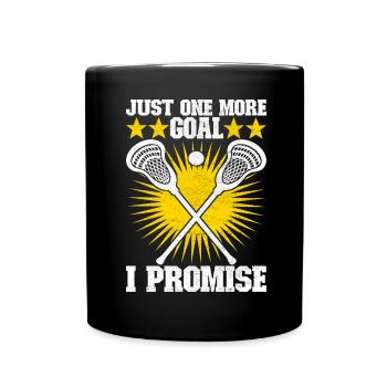 Lacrosse - Full Colour Mug - black - Front