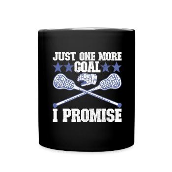 Lacrosse - Full Colour Mug - black - Front