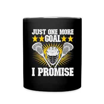 Lacrosse - Full Colour Mug - black - Front