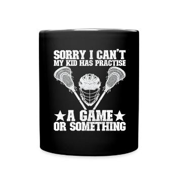 Lacrosse - Tasse einfarbig - Schwarz - Vorne