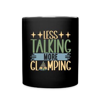 Glamping Glamper - Full Colour Mug - black - Front